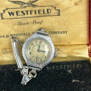 Antique  Westfield Ladies Watch Late 1920’s Swiss 6 jewel movement